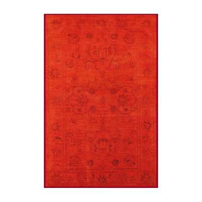 Tapis de style oriental rouge