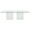 Arctic Glass Double Pedestal Dining Table