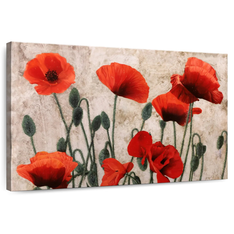 Harnek Sette Papaveri - Tanti Papaveri, 32" H x 48" W