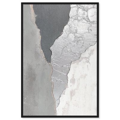 Chasm of Gray II Canvas Print Elegant Wall Decor by Art Remedy