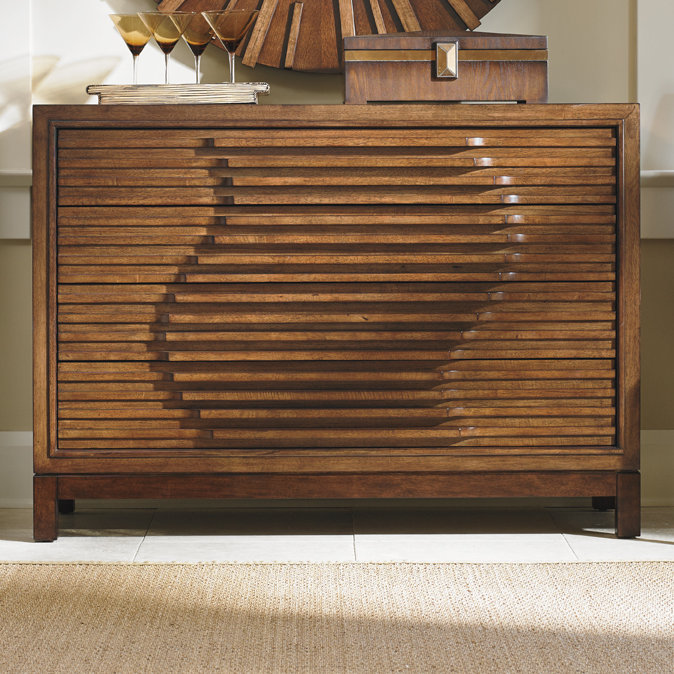 L’île Fusion 4 tiroirs commode avec miroir