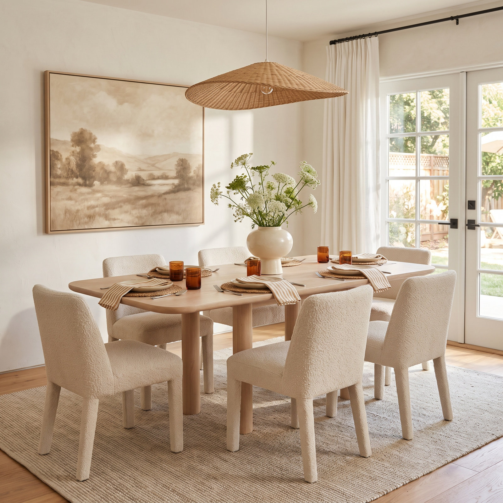 84" Ash Dining Table