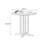 Nut-brown Round Solid Wood Dining Table-1786113545