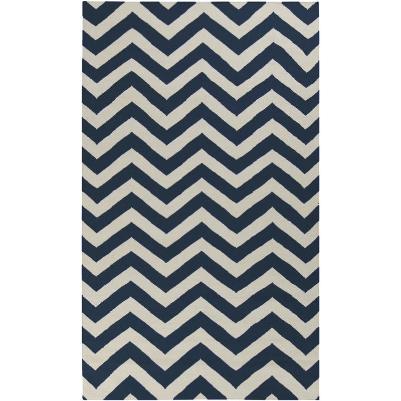 Diego Flatweave Wool Geometric Indoor Rug, Rectangle 3'6" x 5'6"