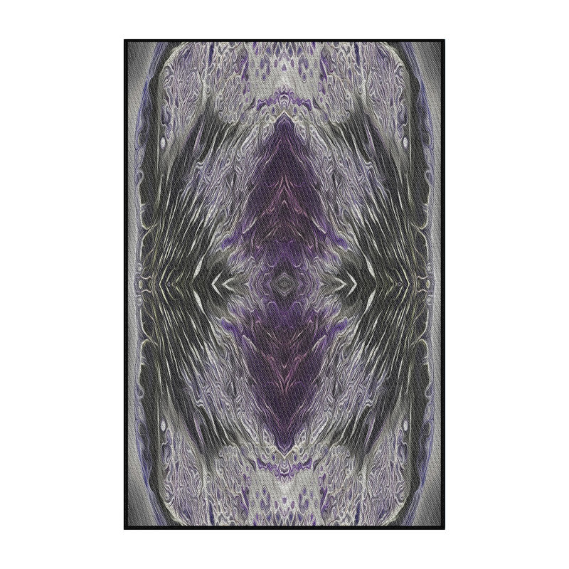 Tapis gris / brun Power Loom, Rectangle 2 pi x 3 pi