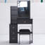 Ensemble d'armoire de chevet compact et élégant avec miroir extra large et rangement grande capacité-245865158