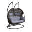 Chaise suspendue en osier et tissu Vasant