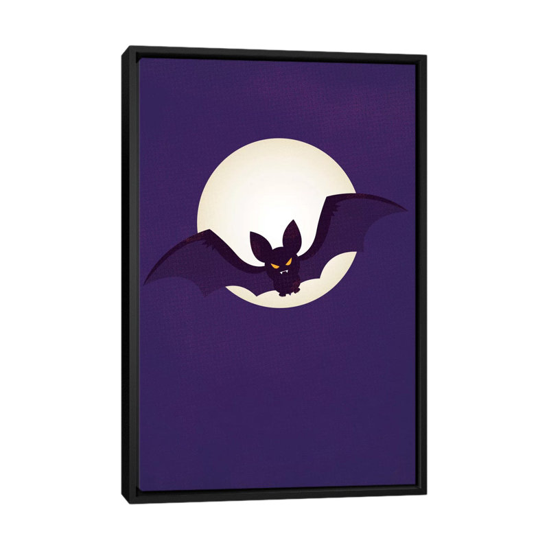 «Flying Stealthily Through the Night», impression sur toile tendue, H 60 po x l 40po x P 1,5 po, Pas de tapis