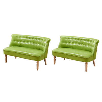 Banc rembourré en similicuir Bar