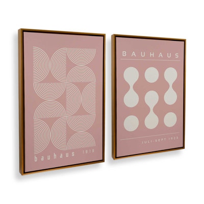 Ensemble de 2 roses Bauhaus Flow