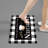 Aphroditi Checkered Polyester Water Resistant Anti-Fatigue Non-Skid Kitchen Mat