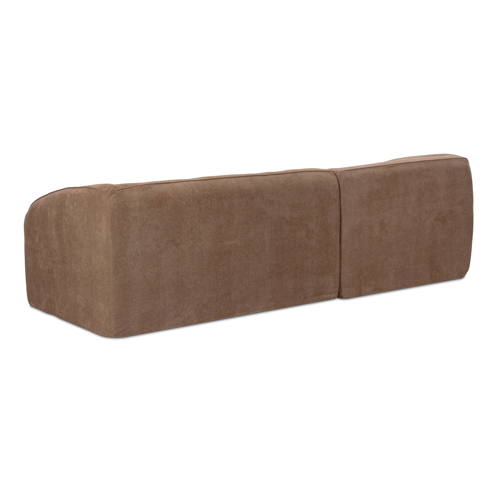 Wilde Sectional, Latte Loft Canvas , Left Hand Facing, 29.9" H x 138" W x 76.3" D