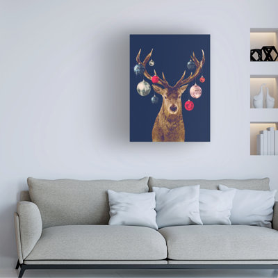 Loon Peak® Victoria Barnes Disco Deer III Canvas Wall Art