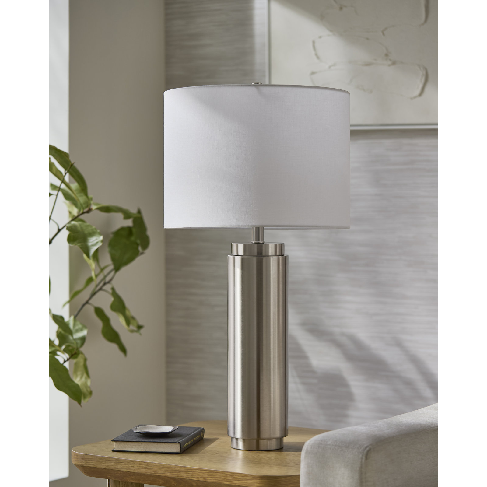 Table Lamp, Silver