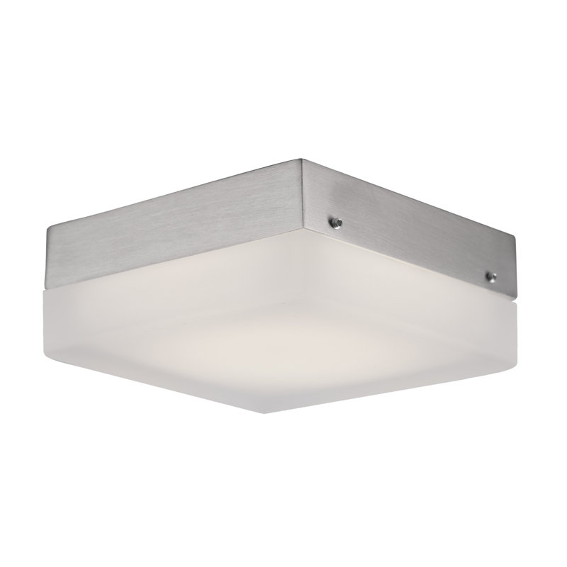 Dartmouth 1 - Light LED Flush Mount, Brushed Nickel