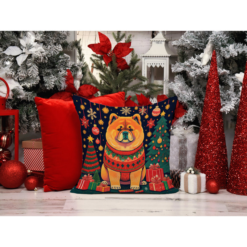  Coussin décoratif intérieur / extérieur en polyester Autre / Sans motif, 14 po x 14 po