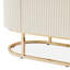 Console Lisbon Reeded - Crème soyeuse matte-1991652919