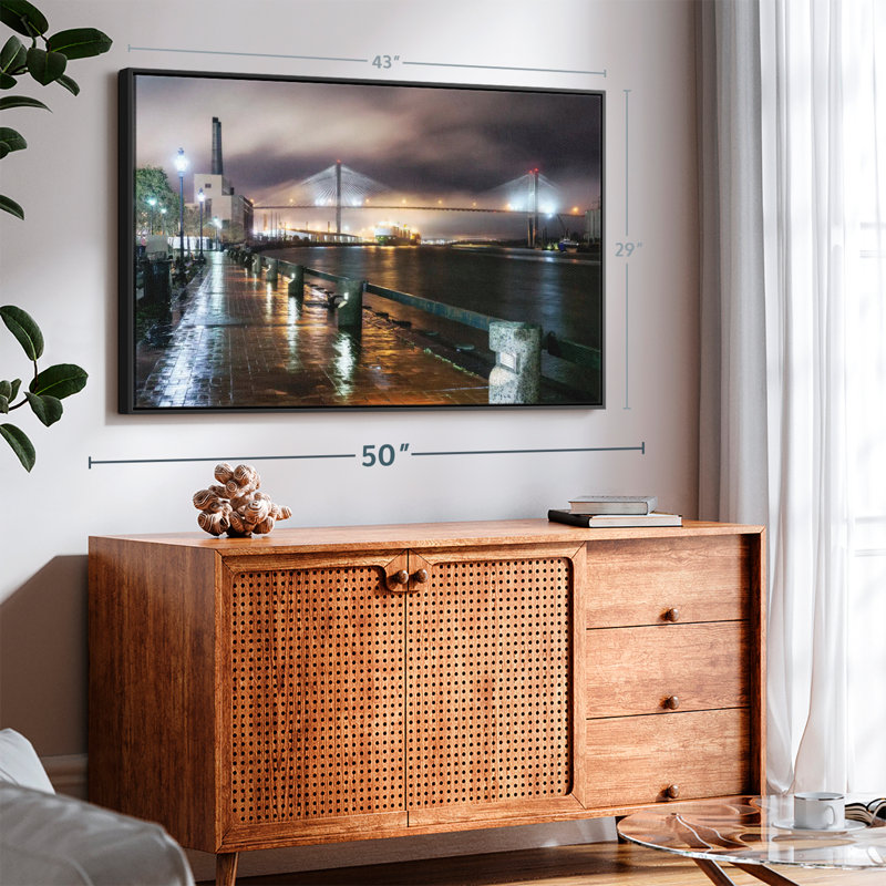 Impression sur toile Savannah Boardwalk, H 29 po x l 43 po