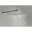 Système de pomme de douche à pluie 12 po à fixation murale - Laiton façonné à l'eau Auto-nettoyant-117092683