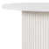 Modern Pedestal 5 Piece Counter Height Dining Set - White Table With Natural Stools