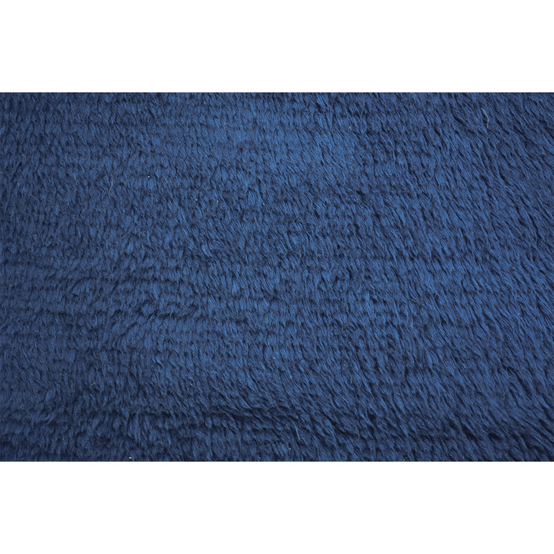 Wool Area Rug in Blue, Rectangle 2' x 3'