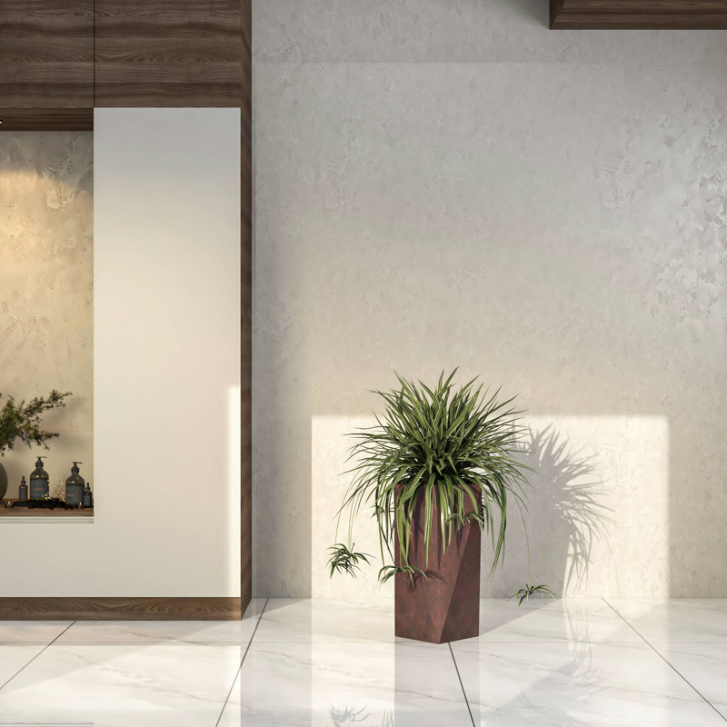 Pot à fleurs Yarisma, Brun, H 24 po x l 12,2 po x P 12,2 po
