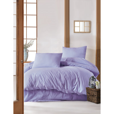 Ensemble de housse de couette en mélange de coton