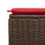  10 Piece Garden Sofa Set With Cushions Brown Poly Rattan Acacia
