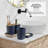 Complete 8 Piece Bathroom Accessory Set with Bamboo Accents, Trash Can, Toilet Brush & 2 Bath Rugs Included-124005540
