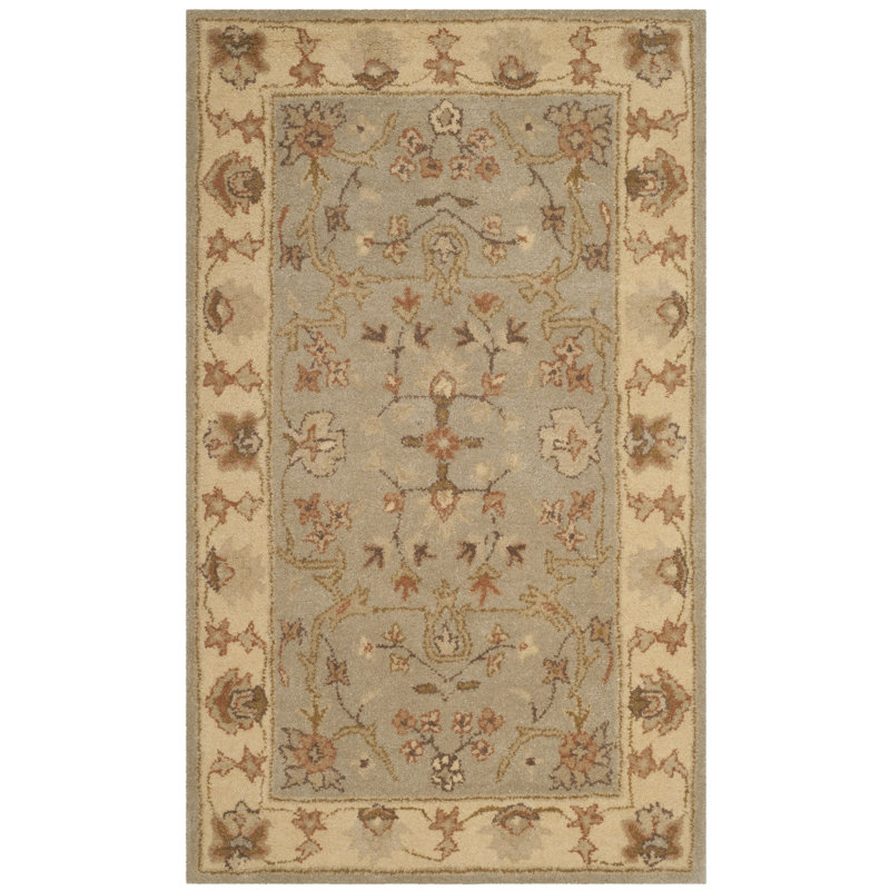 Otwell Hand Tufted Wool Oriental Rug, Rectangle 2' x 3'