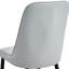 De 4 élégantes chaises de salle à manger, revêtement en cuir de polyuréthane gris-jaune, pieds en métal, coussin de siège épais pour une assise gracieuse dans la cuisine, la chambre à coucher, le bureau, le cuir orange et gris foncé contemporain, confortable et robuste-1527433906-1527433905-1527433907