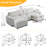 Latitude Run® 3-Seat Sectionals With 2 Ottoman-403881638