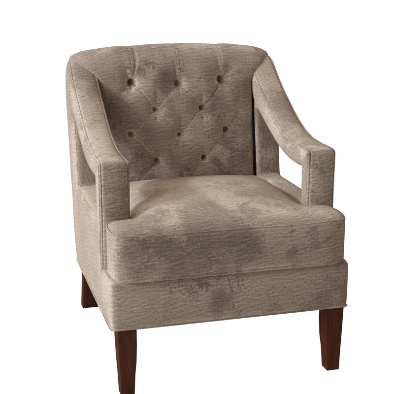 Armchair, Grayson Charcoal, Burnished Brown