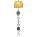 Quatrefoil 1 - Light Dimmable Deep Ocean Wallchiere