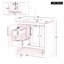 Meuble-lavabo à structure solide de 30 po, panneau de fibres à densité moyenne, lavabo inclus-97867857