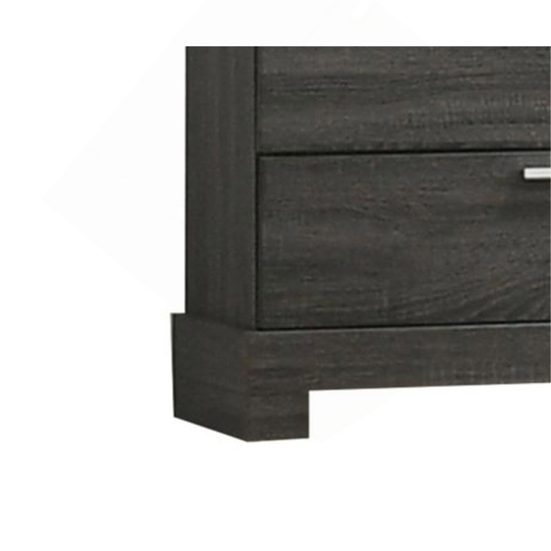 Commode à finition chêne gris