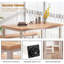Ensemble de salle à manger 3 pièces avec 2 bancs Constantine-1895615470