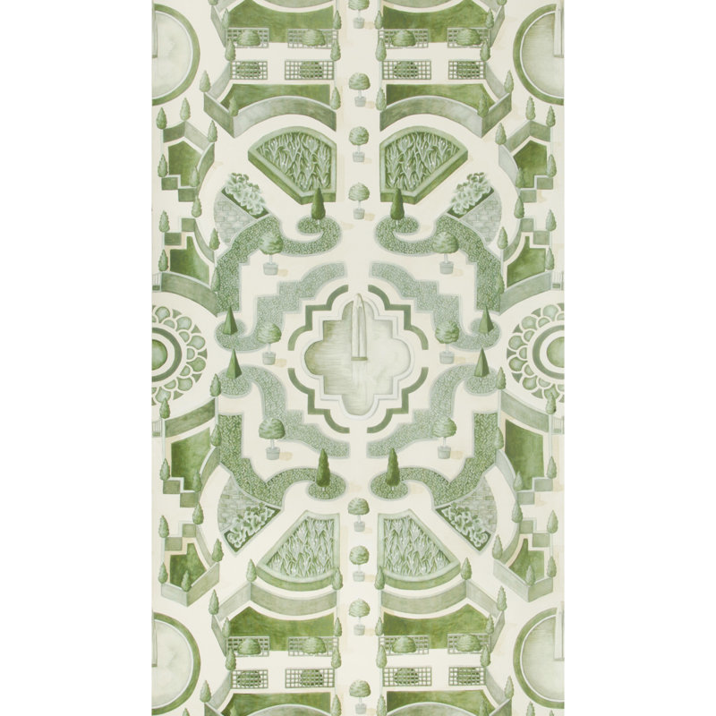 Abstract Wallpaper Roll, Green