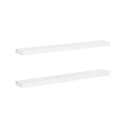 3.1 cm H x 90 cm W Floating Shelf Bookcase