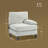 Modular Sectional Sofa With Cream Fabric