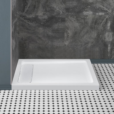 Ensemble de baignoire et douche rectangulaire 48 po x 32 po x 4 po et base inclus