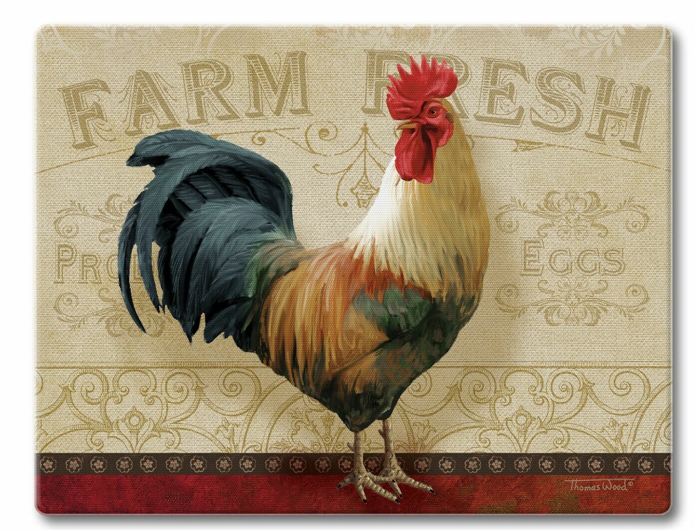 Rooster cutting online board