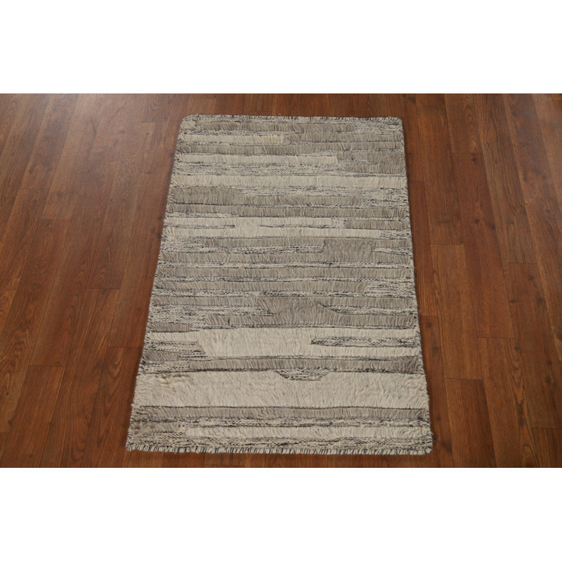 Tapis oriental marocain en laine fait à la main 2 x 3