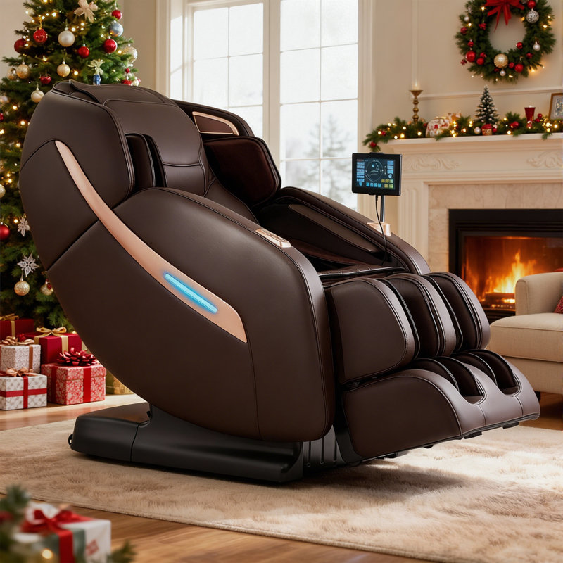 2026 3D Massage Chair Full Body, Zero Gravity，SL Track Massage ，Back massage and Leg massage，Recliner Chair with Heat, Thai Stretch, Bluetooth,12 Auto Modes, M1612