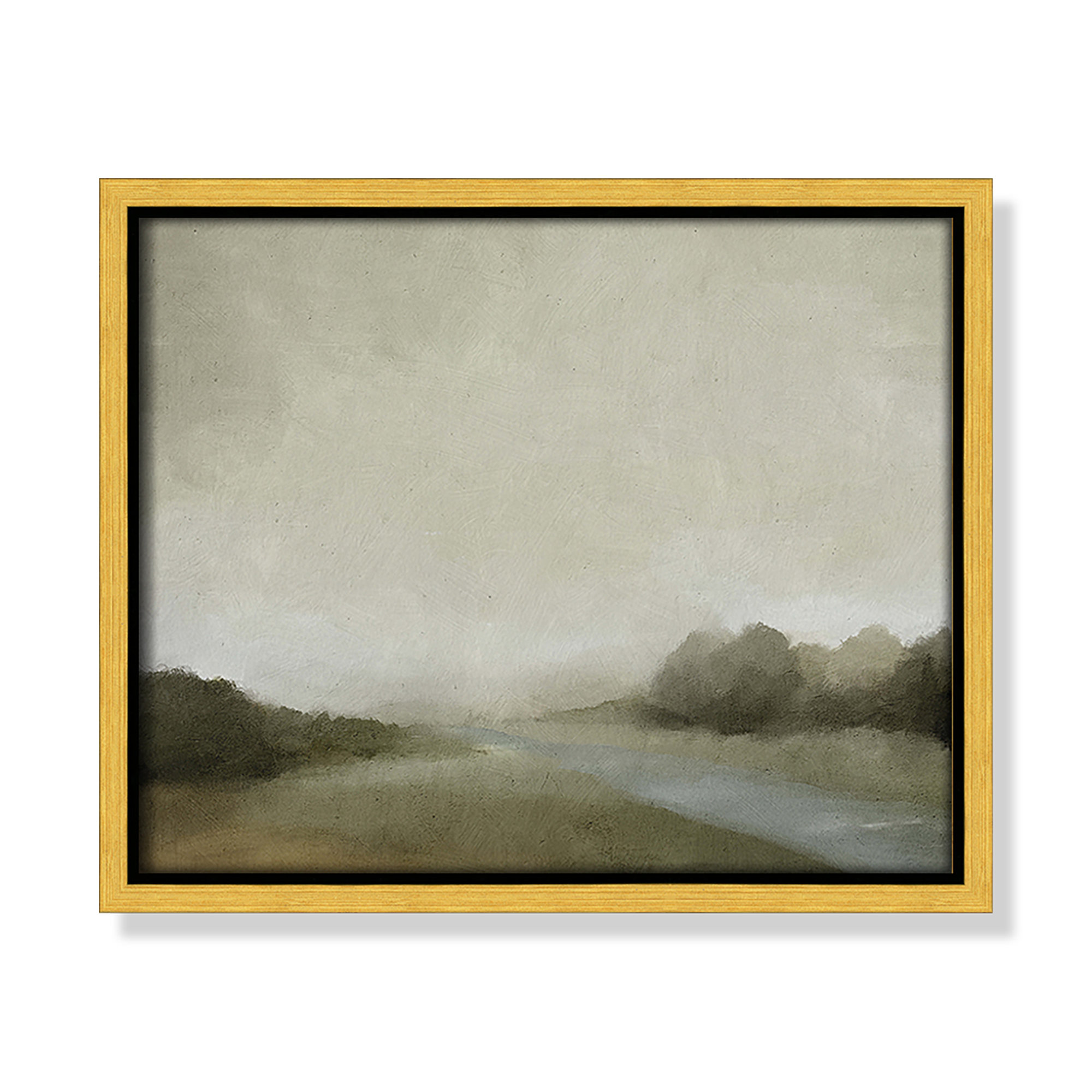 Vanora - Floater Frame Canvas, 9.5" H x 11.5" W, Gold