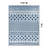 Ramveer Geometric Ivory/Blue Reversible Indoor/Outdoor Area Rug-193850947