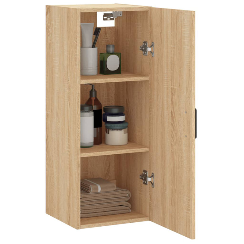 Mayowa Wall Mounted Cabinet 34,5x34x90 cm, Sonoma Oak