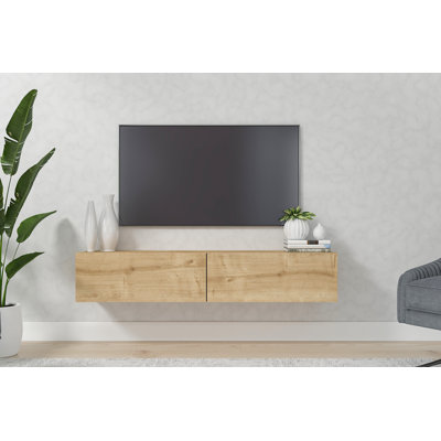 Alesandrini 53" Floating TV Stand Up to 70" TV's Wall Mounted Media Console