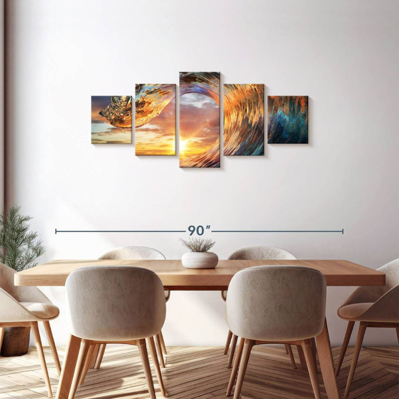 Sunset Wave, 30" H x 68" W