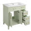 Meuble-lavabo 30 po avec lavabo en céramique-219294833
